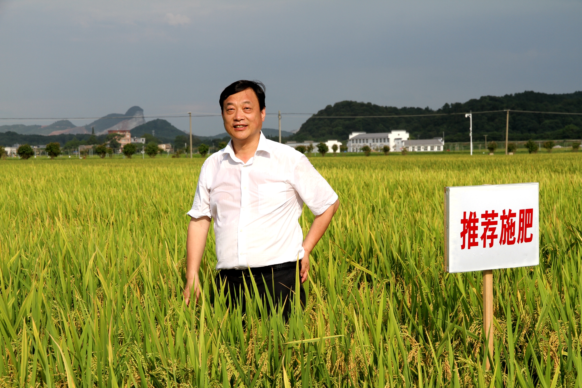圖1：周衛(wèi)院士在江西推薦施肥示范現(xiàn)場(chǎng).jpg